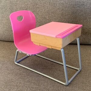 Our Generation Battat Pink Student School Desk for 18” Dolls